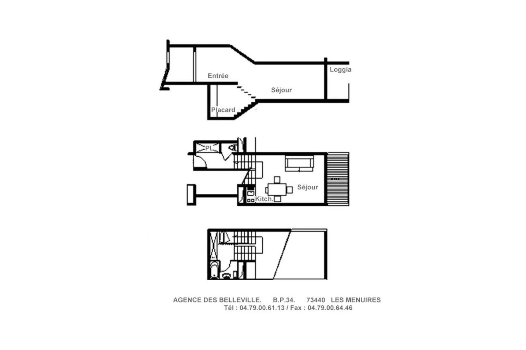 Residence Cote Brune - Studio Duplex Lumineux - Depart Et Retour Ski Aux Pieds - Balcon Mae-1704 サン・マルタン・ド・ベルヴィル エクステリア 写真